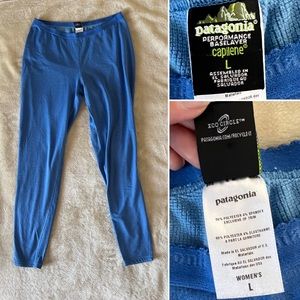 Patagonia Performance Base Layer Capilene Pants Size L